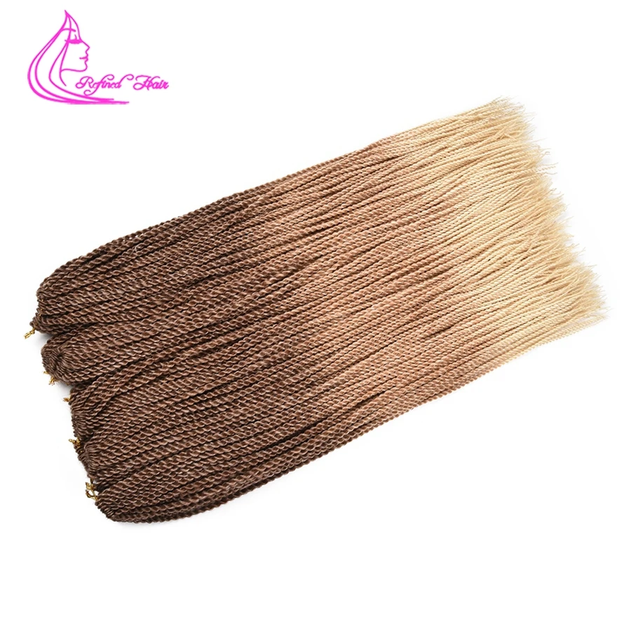 Refined Ombre Brown Crochet Senegalese Twist Braids Hair Synthetic Ombre Hair For African Woman Ombre Braiding Hair Extensions
Refined Ombre Brown Crochet Senegalese Twist Braids Hair Synthetic Ombre Hair For African Woman Ombre Braiding Hair Extensions
