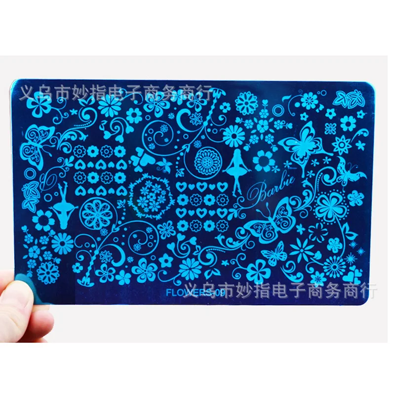 DIY Nail Art Stamp Image Plate 16*10.2cm Nail Template Manicure Stencil Tools, 12 For Choose Stainless Steel
DIY Nail Art Stamp Image Plate 16*10.2cm Nail Template Manicure Stencil Tools, 12 For Choose Stainless Steel