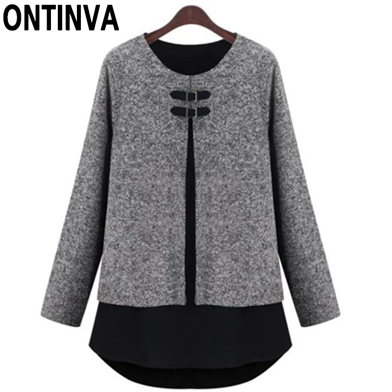 6XL 5XL Plus Size Patchwork Sweaters Girls Casual Spring Oversize Gray Pullovers Woman O Neck Long Sleeve New Knitted Sweaters
6XL 5XL Plus Size Patchwork Sweaters Girls Casual Spring Oversize Gray Pullovers Woman O Neck Long Sleeve New Knitted Sweaters