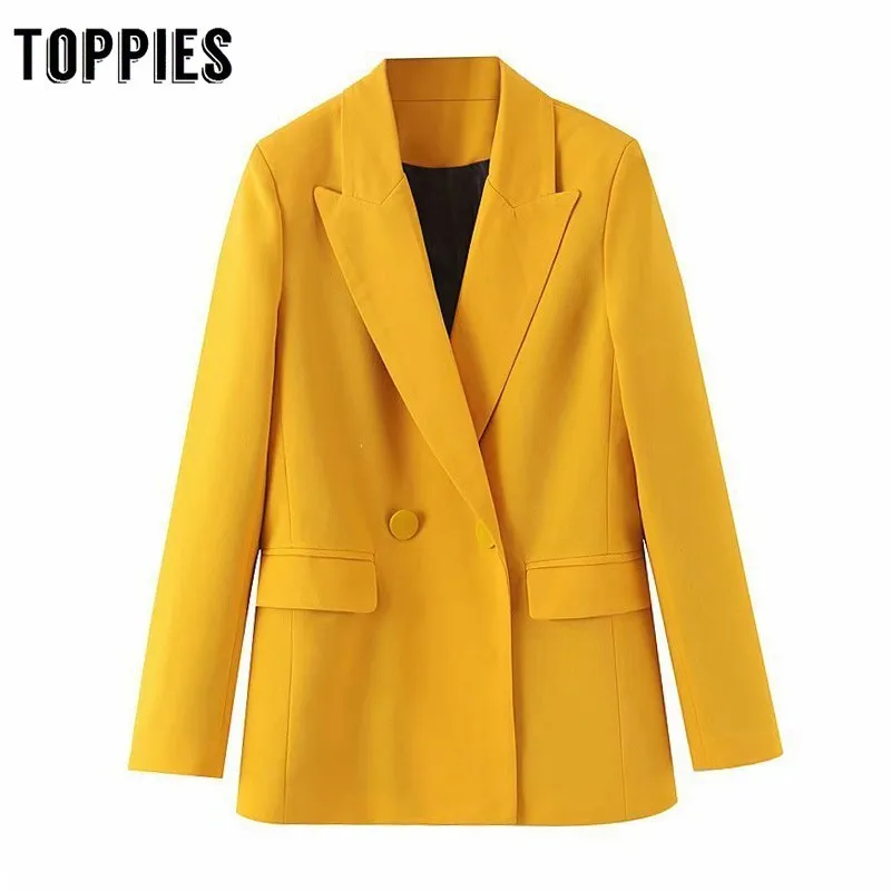 Yellow Blazer Double Breated Women Loose Coat Office Lady Leisure Small Suit Jacket High Quality Clothes 2019 XL2194
Yellow Blazer Double Breated Women Loose Coat Office Lady Leisure Small Suit Jacket High Quality Clothes 2019 XL2194