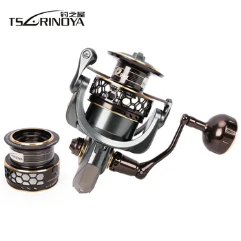 TSURINOYA JAGUAR5000 Spinning Reel 9+1BB 5.2:1 7kg Drag Double Spool Jigging Boat Saltwater Lure Reel Far Distance Throwing
TSURINOYA JAGUAR5000 Spinning Reel 9+1BB 5.2:1 7kg Drag Double Spool Jigging Boat Saltwater Lure Reel Far Distance Throwing