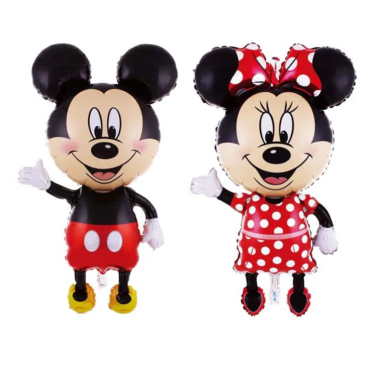 2pc 110cm Giant Mickey Minnie Mouse Foil Balloons Red Yellow Bowknot Standing Kids Birthday Party Decorations Globos
2pc 110cm Giant Mickey Minnie Mouse Foil Balloons Red Yellow Bowknot Standing Kids Birthday Party Decorations Globos
