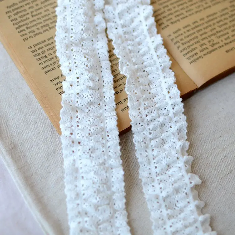 #910 White Elastic Cotton Lace Scrapbooking Lace Trims Mesh Crocheted Lace for Home Sofa Curtain Decoration Cotton Material
#910 White Elastic Cotton Lace Scrapbooking Lace Trims Mesh Crocheted Lace for Home Sofa Curtain Decoration Cotton Material