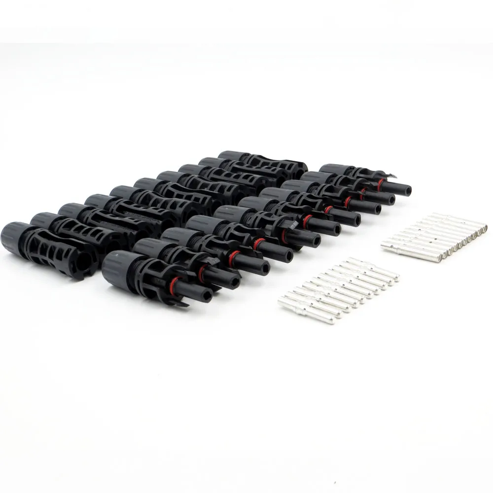 10pair x 1500V 30A UV Resistant MC4 Connector Solar Panel Connect Pin MC4 Solar Panel Cable Connection Male Female M/F Wire
10pair x 1500V 30A UV Resistant MC4 Connector Solar Panel Connect Pin MC4 Solar Panel Cable Connection Male Female M/F Wire