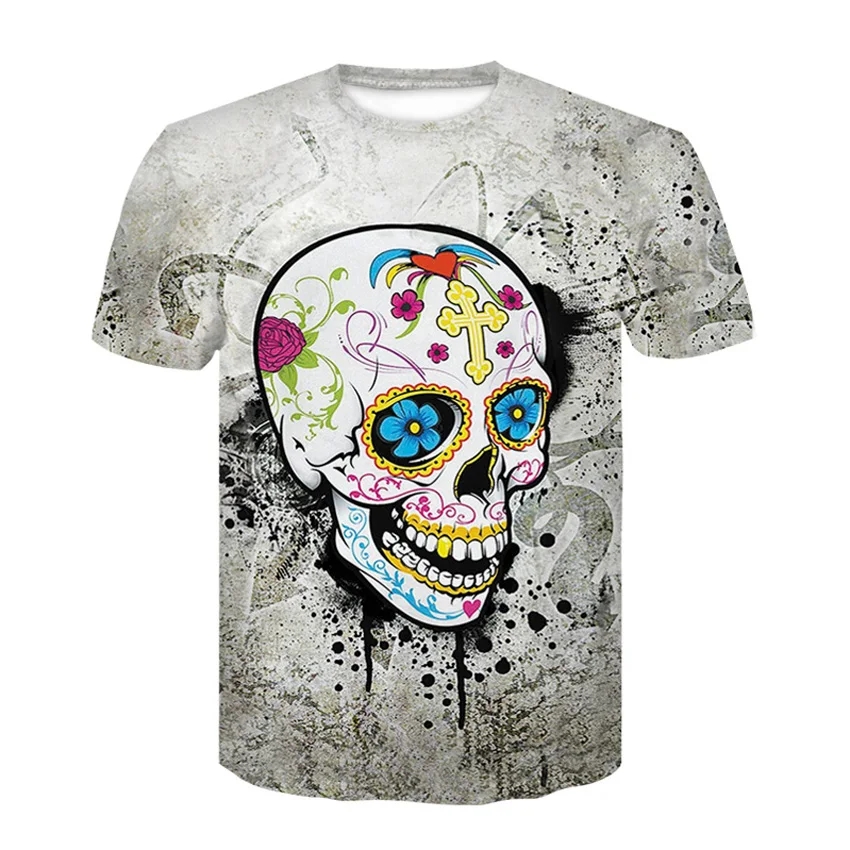 High Quality 2017 New Fashion Harajuku Women T-Shirt 3d Print The Skull Casual skull T Shirt Summer Plus Size 4XL Tops Tees 
High Quality 2017 New Fashion Harajuku Women T-Shirt 3d Print The Skull Casual skull T Shirt Summer Plus Size 4XL Tops Tees
