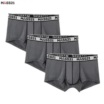 MASS21 3pcs/lot Men's Boxer Shorts Underwear Homme Underpants Comfortable Boxershorts Calzoncillos Male Panties Large Size 
MASS21 3pcs/lot Men's Boxer Shorts Underwear Homme Underpants Comfortable Boxershorts Calzoncillos Male Panties Large Size