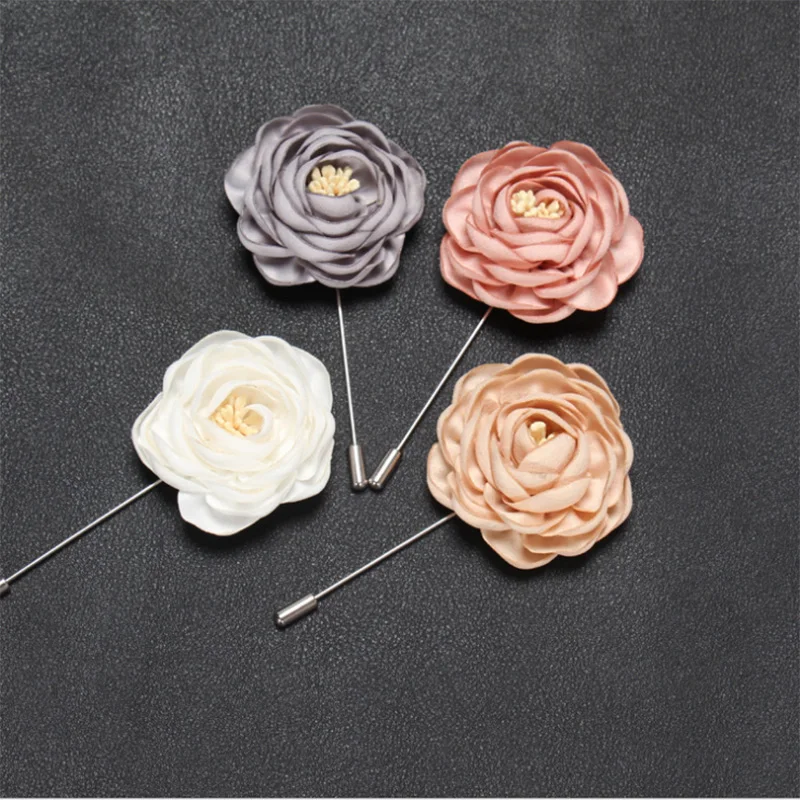 Flower Brooch Lapel Pin Fashion Designer Handmade Men Solid Rose Flower Brooch Lapel Pin for Men Suit Accessories
Flower Brooch Lapel Pin Fashion Designer Handmade Men Solid Rose Flower Brooch Lapel Pin for Men Suit Accessories