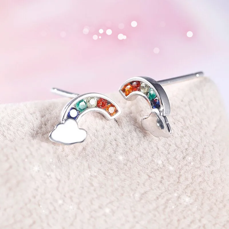 DreamySky Pure 925 Sterling Silver Personalized Wild Colorful Zircon Cloud Earrings For Women Wedding Jewelry Brincos Pendientes
DreamySky Pure 925 Sterling Silver Personalized Wild Colorful Zircon Cloud Earrings For Women Wedding Jewelry Brincos Pendientes