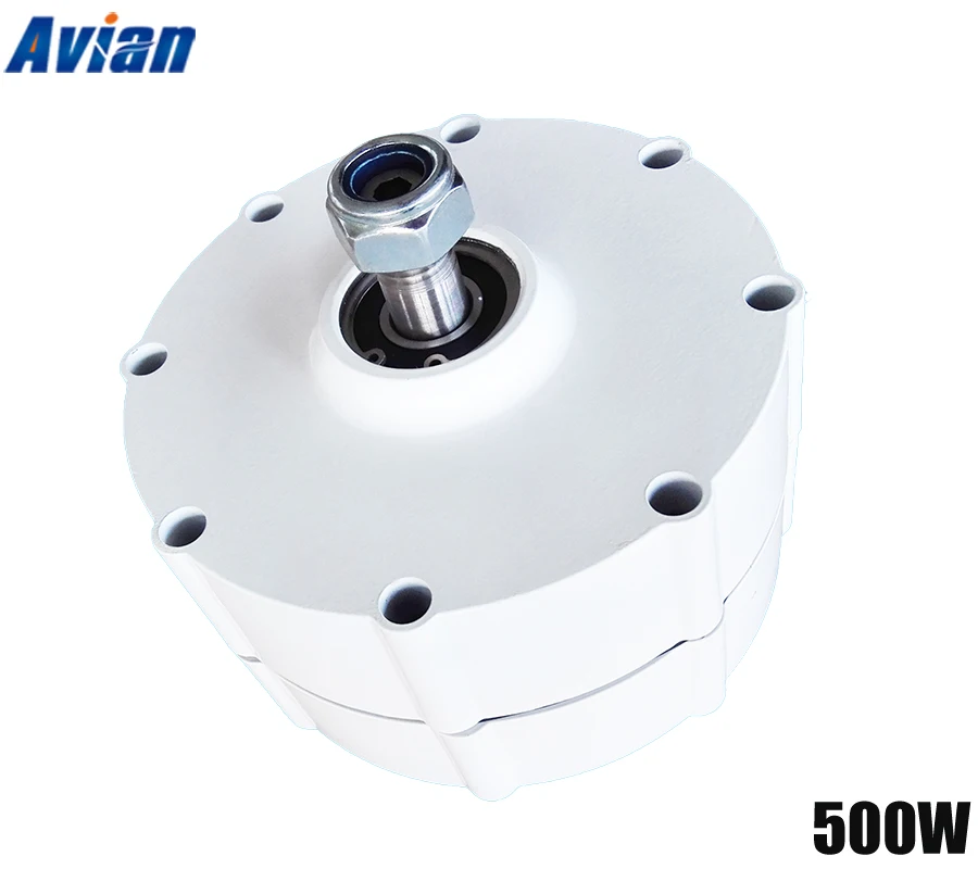 500W 600RPM 12V 24V 48V Permanent Magnet Generator AC Alternator for Vertical or Horizontal Wind Turbine 500W Wind Generator
500W 600RPM 12V 24V 48V Permanent Magnet Generator AC Alternator for Vertical or Horizontal Wind Turbine 500W Wind Generator