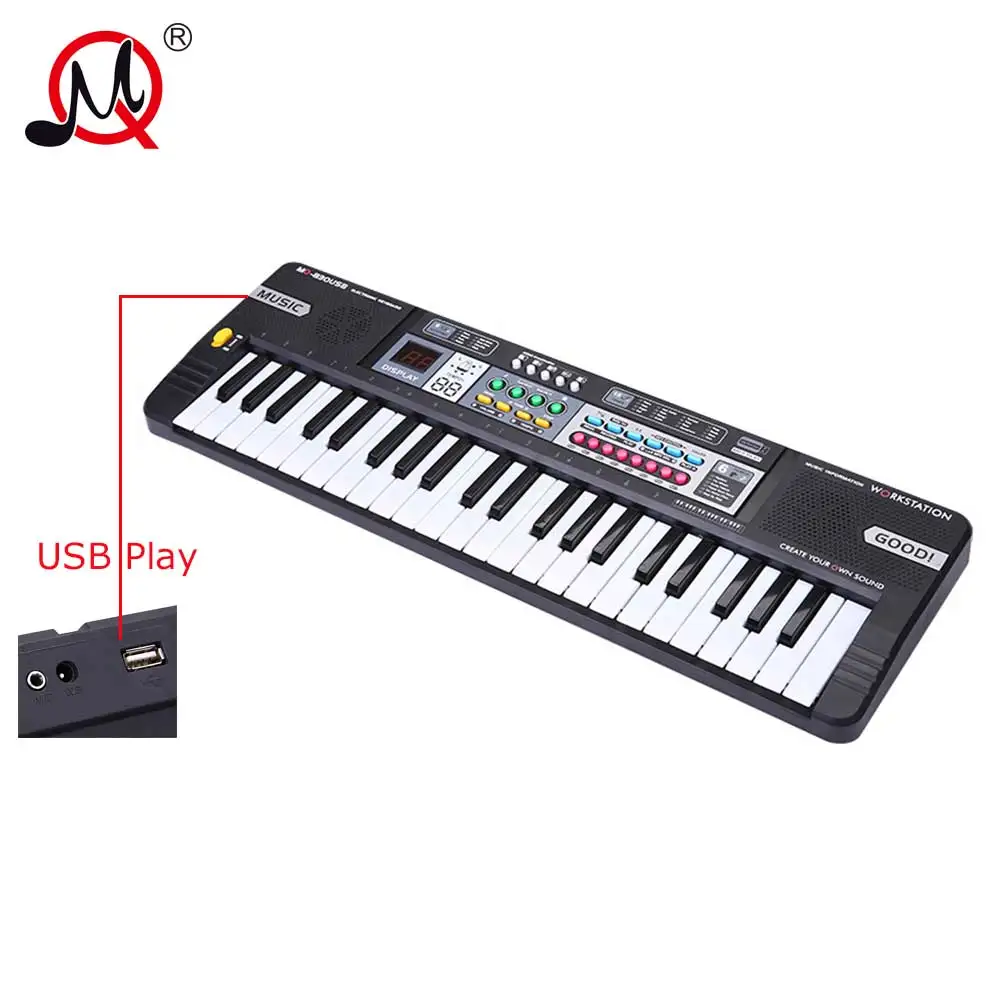 Image Kids 44 Keys Multifunctional  Key board Music Toy Piano Musical Toys Instrument Electronic With MP3 LED Educational For Children