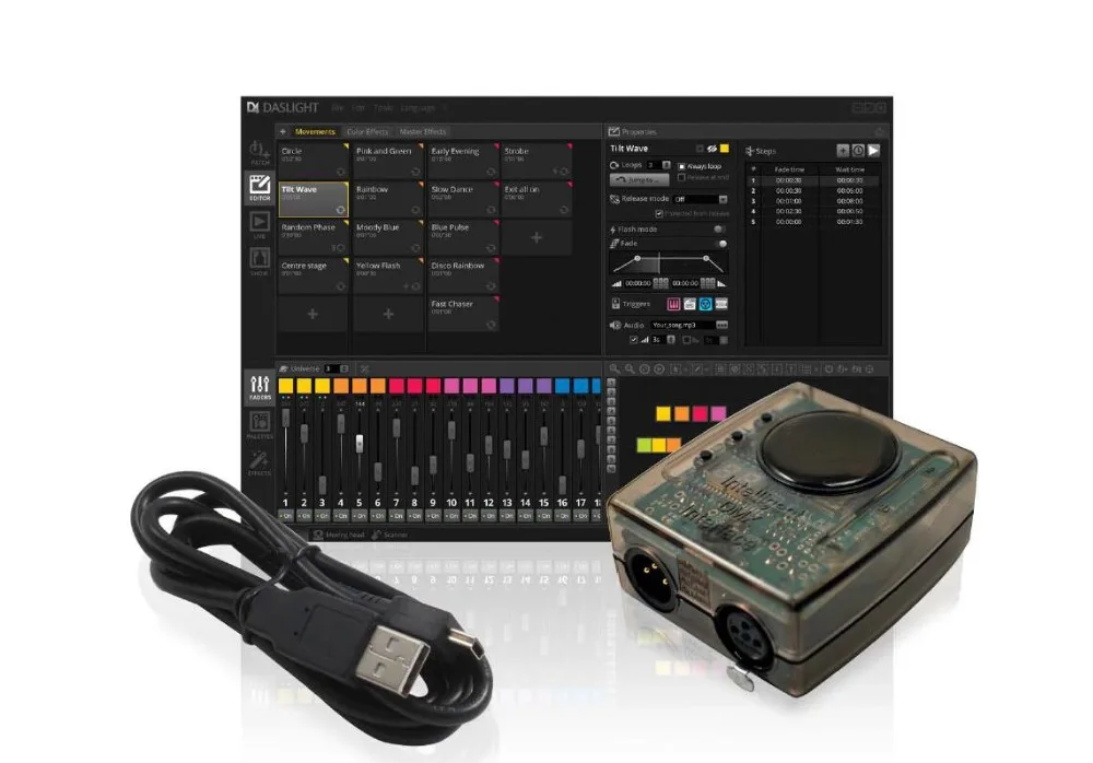 Rasha Hot Sale Powerful 5V DC 1024CH Dashlight DMX Controller Support Windows/Mac 1000 Scenes Rom DMX USB Sunlite Controller
Rasha Hot Sale Powerful 5V DC 1024CH Dashlight DMX Controller Support Windows/Mac 1000 Scenes Rom DMX USB Sunlite Controller