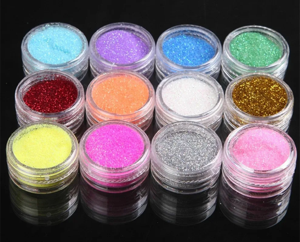 12Colors Metal Shine Glitter For Nail Acrylic Powder Dust 3D Tip Manicure Tools Nail Art Decorations Pigments Nail Gel Po #1002
12Colors Metal Shine Glitter For Nail Acrylic Powder Dust 3D Tip Manicure Tools Nail Art Decorations Pigments Nail Gel Po #1002