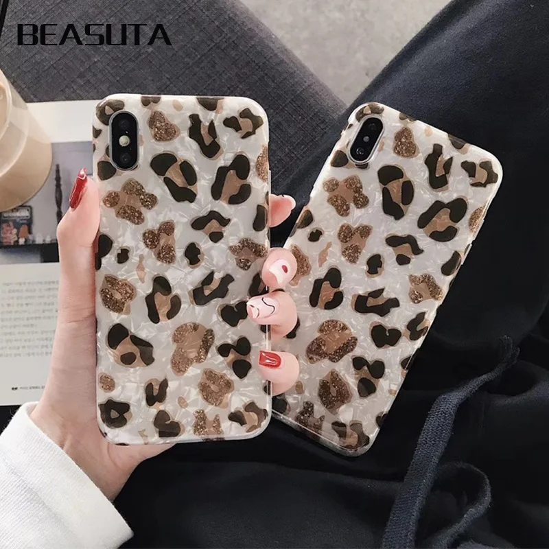 Fashion Colorful Leopard Print Conch Shell Phone Case For iphone11 11pro xs Max XR X 6 6s 7 8 plus Cover Luxury Soft Cases Capa
Fashion Colorful Leopard Print Conch Shell Phone Case For iphone11 11pro xs Max XR X 6 6s 7 8 plus Cover Luxury Soft Cases Capa