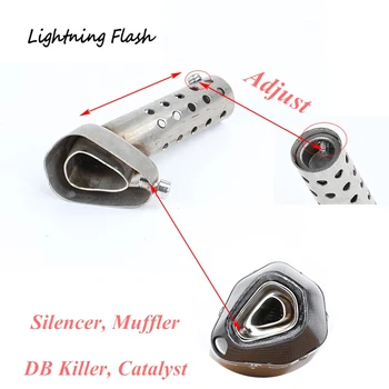 Universal Small Hexagon Exhaust Muffler Pipe Stainless Steel Removable DB Killer Silencer Tail Pipe Modified Catalyst 40 X 57 mm
Universal Small Hexagon Exhaust Muffler Pipe Stainless Steel Removable DB Killer Silencer Tail Pipe Modified Catalyst 40 X 57 mm