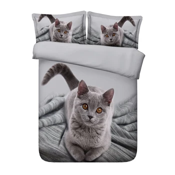 Elegant Catwalk Grey Duvet Cover Printed Cute Cat 3/4pcs Bedding Set Duvet Cover Set Cotton Fabric Kids/Adult Popular Queen Size
Elegant Catwalk Grey Duvet Cover Printed Cute Cat 3/4pcs Bedding Set Duvet Cover Set Cotton Fabric Kids/Adult Popular Queen Size
