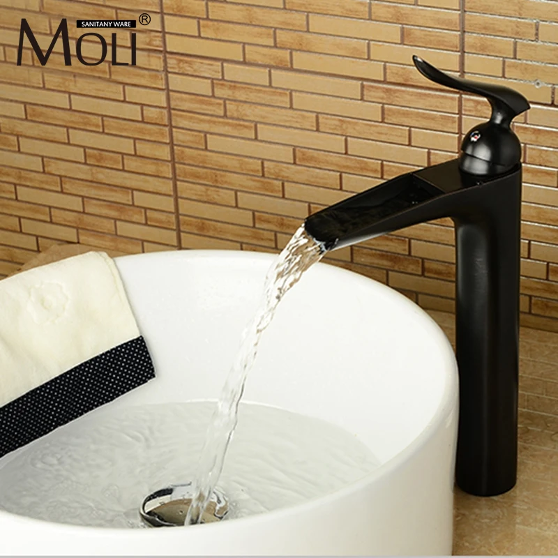 New design waterfall bathroom basin faucet high quality oil-rubbed bronze sink faucets deck mounted cold and hot water tap
New design waterfall bathroom basin faucet high quality oil-rubbed bronze sink faucets deck mounted cold and hot water tap