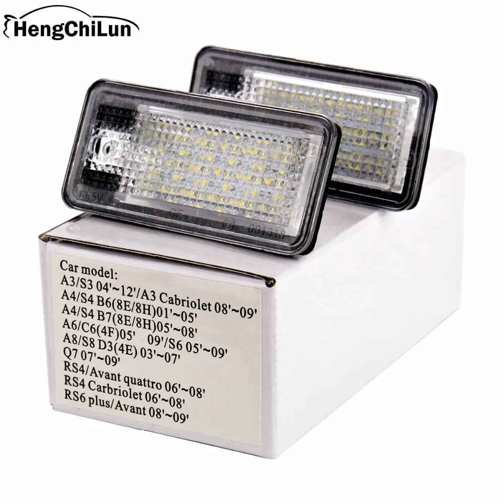 2pcs Car LED Number License Plate Light LED Bulb License Lamp License Light Assembly For Audi A3 A4 A6 C6 B7 A8 Q7 Car Styling
2pcs Car LED Number License Plate Light LED Bulb License Lamp License Light Assembly For Audi A3 A4 A6 C6 B7 A8 Q7 Car Styling