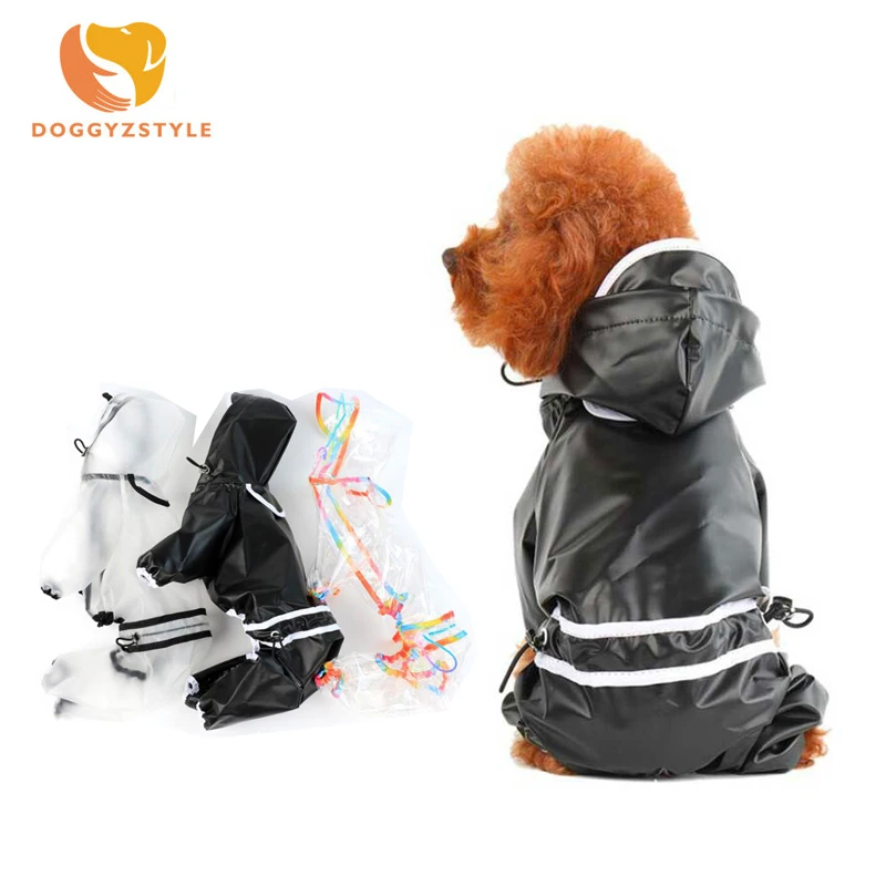 Dog Raincoat Hooded Waterproof Jacket Pet Jumpsuit Transparent Clothes For Small Medium Dogs Teddy Chihuahua DOGGYZSTYLE
Dog Raincoat Hooded Waterproof Jacket Pet Jumpsuit Transparent Clothes For Small Medium Dogs Teddy Chihuahua DOGGYZSTYLE