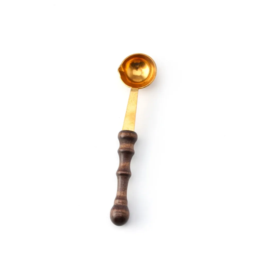 Scrapbooking SBrass&Wood Spoon For Melt Wax Melted Dissolve Wax Seal Stamp Envelope Craft Stamp Wax Seal Stamp
Scrapbooking SBrass&Wood Spoon For Melt Wax Melted Dissolve Wax Seal Stamp Envelope Craft Stamp Wax Seal Stamp