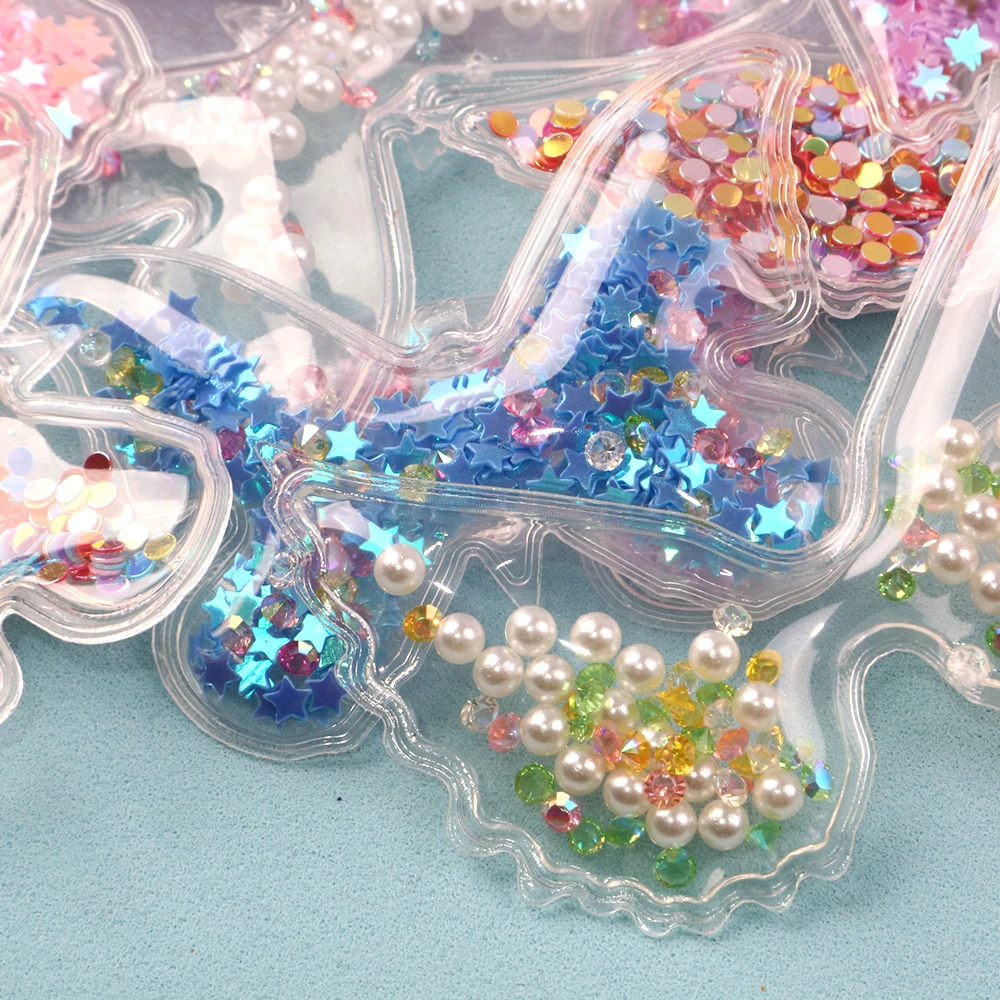 New 5Pc Transparent Plastic Bag with Colorful Bling Beads Sequins DIY Make Hair Clip Accessories Craft Phone Decor,5Yc7273
New 5Pc Transparent Plastic Bag with Colorful Bling Beads Sequins DIY Make Hair Clip Accessories Craft Phone Decor,5Yc7273