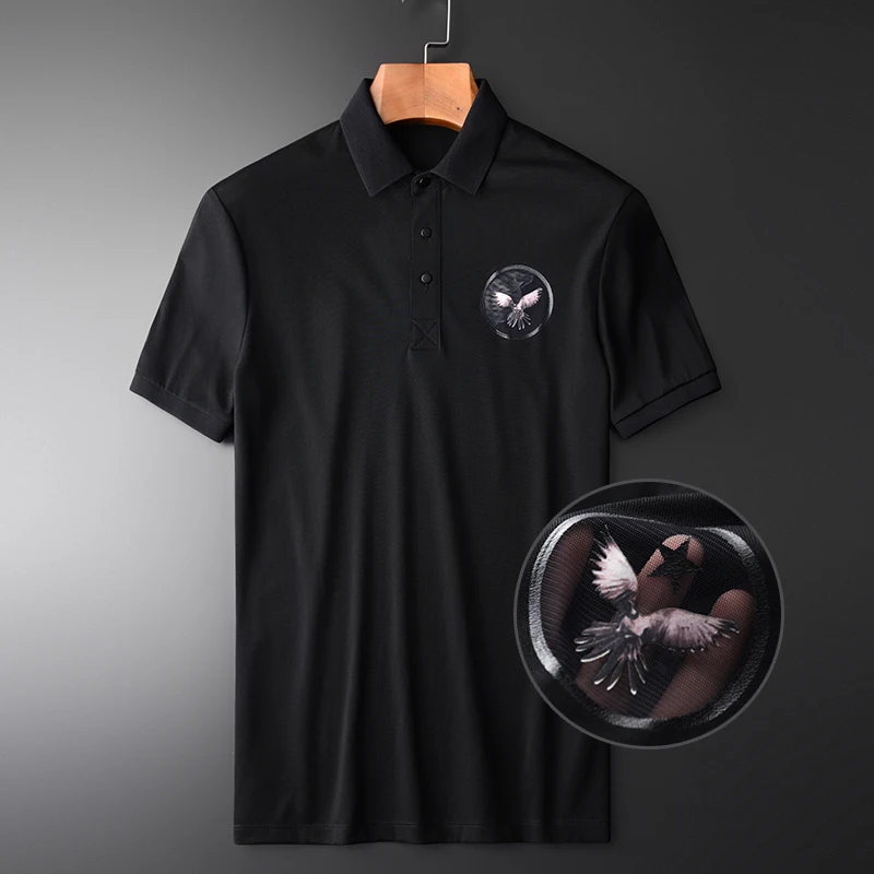 Minglu Pique Mens T-shirt Luxury Hollow Out Printed Short Sleeve Men T-shirt Plus Size 4xl Summer Jelly Printing Slim Man Tee
Minglu Pique Mens T-shirt Luxury Hollow Out Printed Short Sleeve Men T-shirt Plus Size 4xl Summer Jelly Printing Slim Man Tee