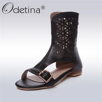 Odetina New Fashion Women Gladiators Peep Toes Sandals Zipper Fretwork Rome Summer Ankle Boots Low Heels Shoes Big Size 48
Odetina New Fashion Women Gladiators Peep Toes Sandals Zipper Fretwork Rome Summer Ankle Boots Low Heels Shoes Big Size 48