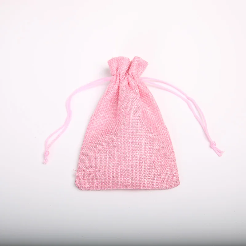 10 * 15Cm imitation linen drawstring bag jewelry wedding gift storage bag linen pocket wholesale 100Pcs 10 * 15Cm imitation linen drawstring bag jewelry wedding gift storage bag linen pocket wholesale 100Pcs