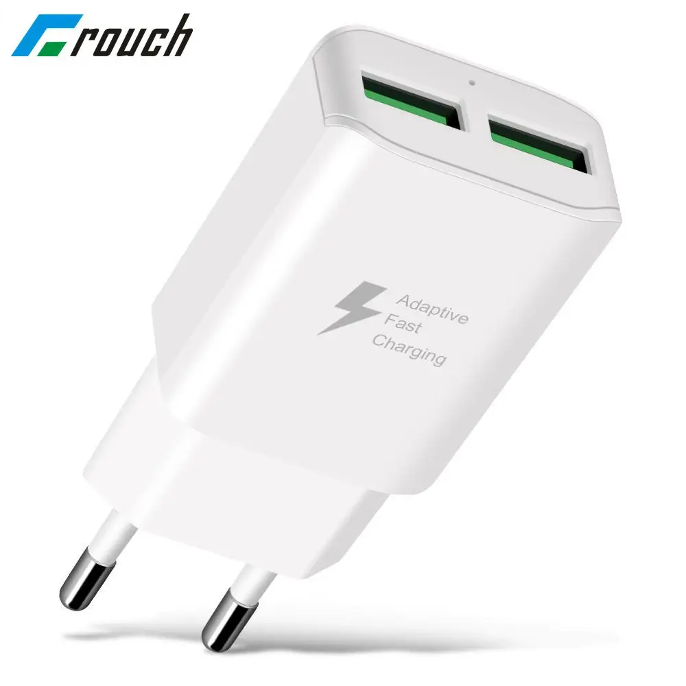 Universal Phone USB Charger Dual Ports Travel Wall Charger Adapter 5V2.0 A EU US Plug Mobile Phone Charger For iPhone 7 8 X
Universal Phone USB Charger Dual Ports Travel Wall Charger Adapter 5V2.0 A EU US Plug Mobile Phone Charger For iPhone 7 8 X
