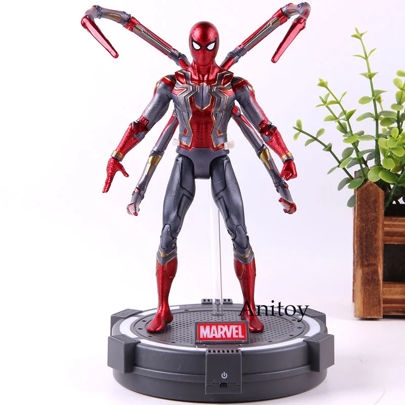Marvel Avengers Infinity War Iron Spider Spiderman PVC Action Figure Collection Model Toys With Stand LED Light 17cm
Marvel Avengers Infinity War Iron Spider Spiderman PVC Action Figure Collection Model Toys With Stand LED Light 17cm