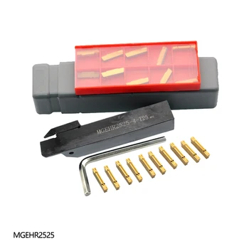 10pcs MGMN Inserts + 1PC MGEHR2525 Right Hand Toolholder Boring Bar with Wrench For Lathe Cutting Turning Tool
10pcs MGMN Inserts + 1PC MGEHR2525 Right Hand Toolholder Boring Bar with Wrench For Lathe Cutting Turning Tool
