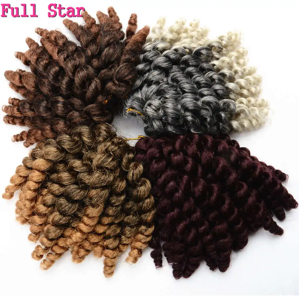 1-9 Packs/Lot Wand Curls Crochet Braids Hair 8 inch Full Star Bounce Jamaican Afro Fluffy Jumpy 20strands Synthetic Twist Hair
1-9 Packs/Lot Wand Curls Crochet Braids Hair 8 inch Full Star Bounce Jamaican Afro Fluffy Jumpy 20strands Synthetic Twist Hair