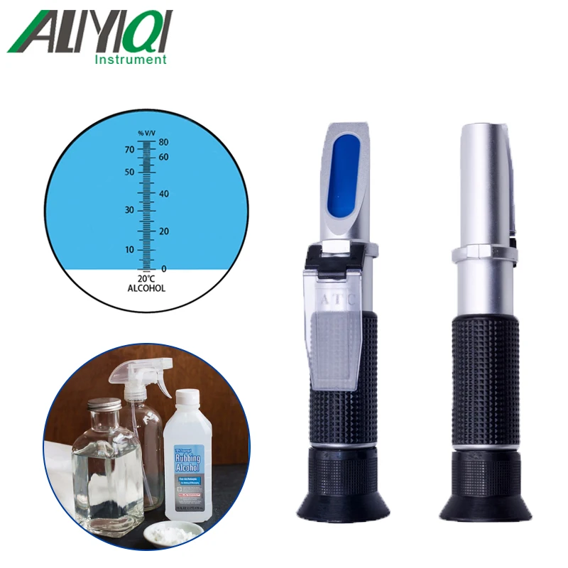 JH-301 aluminum Hand Held refractometerAlcohol Alcoholometer 0~40%Brix Precision 0.2%Brix ATC 
JH-301 aluminum Hand Held refractometerAlcohol Alcoholometer 0~40%Brix Precision 0.2%Brix ATC