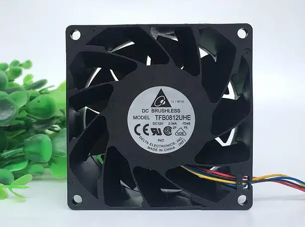 Original Delta 8038 DC 12V 2.34A TFB0812UHE 4-line PWM Temperature Control Server Heat Dissipation Cooling Fan
Original Delta 8038 DC 12V 2.34A TFB0812UHE 4-line PWM Temperature Control Server Heat Dissipation Cooling Fan