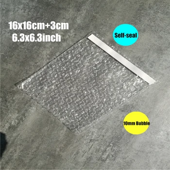 16*16cm+3 50Pcs 10mm Bubble Polyethylene Self Sealing Bubble Envelopes Wrap Bubble Bag Inflatable Bag Bubble Film Packaging Foam
16*16cm+3 50Pcs 10mm Bubble Polyethylene Self Sealing Bubble Envelopes Wrap Bubble Bag Inflatable Bag Bubble Film Packaging Foam