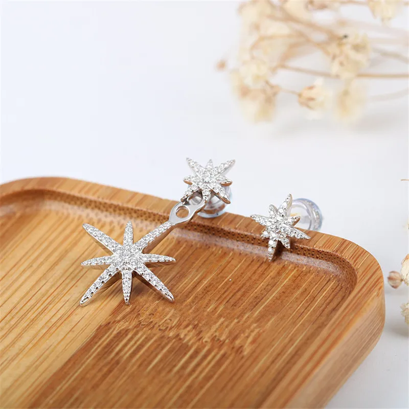 ZEF 925 Sterling Silver Stud Earrings with Zircon, Meteor Asymmetrical Earrings, Stylish and Elegant ladies jewellery.
ZEF 925 Sterling Silver Stud Earrings with Zircon, Meteor Asymmetrical Earrings, Stylish and Elegant ladies jewellery.