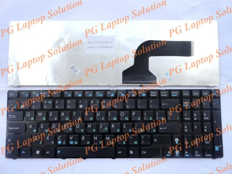 

Russian Keyboard for Asus X53 X54H k53 A53 N53 N60 N61 N71 N73S N73J P52 P52F P53S X53S A52J X55V X54HR X54HY X54 RU Black