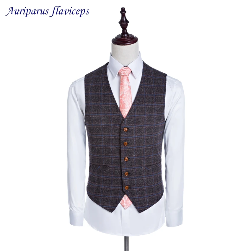 2019 New High Quality 100% Wool Vest Custom Made Men's Vest Tailored Waistcoat Five Buttons
2019 New High Quality 100% Wool Vest Custom Made Men's Vest Tailored Waistcoat Five Buttons