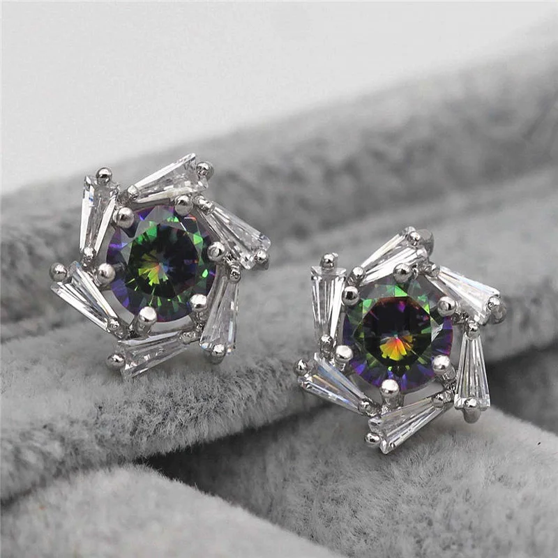 Luxury Stud Earrings for Women White Color Earring With Rainbow Zircon Trendy Jewelry for Wedding Anniversary OBS0475-Earrings
Luxury Stud Earrings for Women White Color Earring With Rainbow Zircon Trendy Jewelry for Wedding Anniversary OBS0475-Earrings