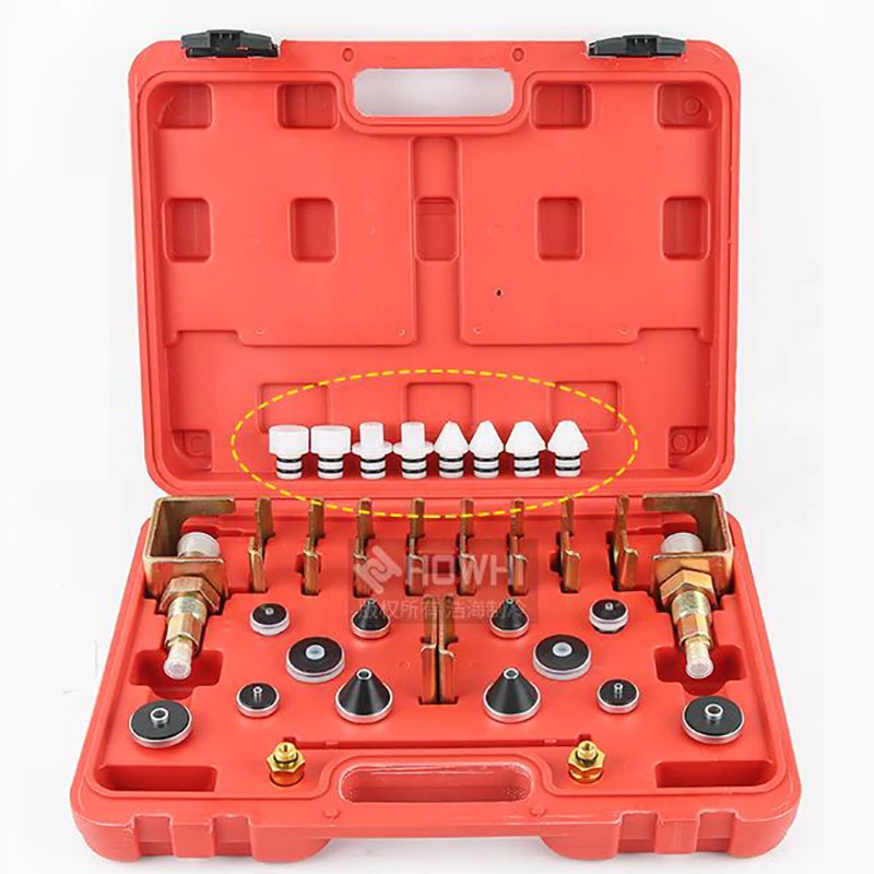New ShenDi YaTe Auto AC Car / Automotive air conditioning maintenance leak detection tool kit fuel pipe plugging tool tubing lea
New ShenDi YaTe Auto AC Car / Automotive air conditioning maintenance leak detection tool kit fuel pipe plugging tool tubing lea