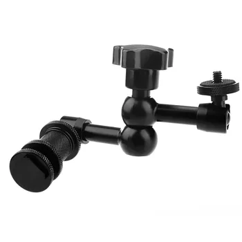 7" inch Adjustable Friction Articulating Magic Arm with 1/4" Hot Shoe Mount for Mounting Monitor LED Light DSLR Camera Camcorder
7" inch Adjustable Friction Articulating Magic Arm with 1/4" Hot Shoe Mount for Mounting Monitor LED Light DSLR Camera Camcorder