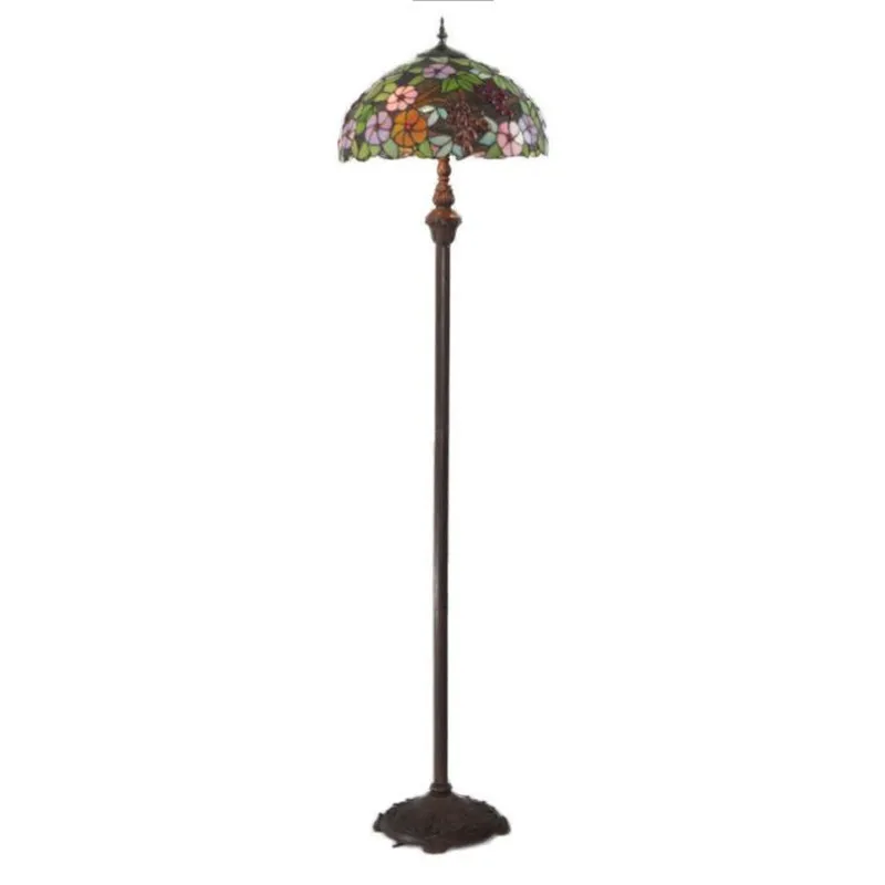 16" Vintage European Tiffany Flowers Handmade Glass Floor Lamp for Foyer Bed Room Apartment Glass Lighting Fixture H 165cm 1042
16" Vintage European Tiffany Flowers Handmade Glass Floor Lamp for Foyer Bed Room Apartment Glass Lighting Fixture H 165cm 1042