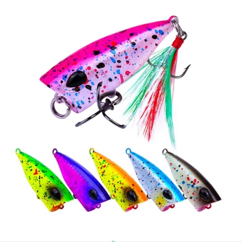1Pcs 43mm 4g Topwater Popper fishing lure Wobblers hard bait Carp Fishing isca artificial Painted bait everything for fishing
1Pcs 43mm 4g Topwater Popper fishing lure Wobblers hard bait Carp Fishing isca artificial Painted bait everything for fishing