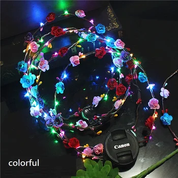 500pcs Led Flower Wreath Headband Crown Festival Floral Garland for Park Wedding Headdress Glow Hair Band Decor
500pcs Led Flower Wreath Headband Crown Festival Floral Garland for Park Wedding Headdress Glow Hair Band Decor