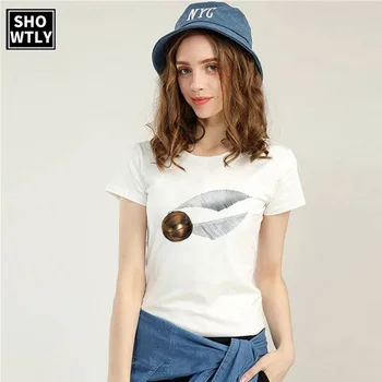 Showtly Women T Shirt Marvel New Simple Fashion Avant-garde Personality Ladies T-shirt Plus Size Harajuku Tee Tops
Showtly Women T Shirt Marvel New Simple Fashion Avant-garde Personality Ladies T-shirt Plus Size Harajuku Tee Tops