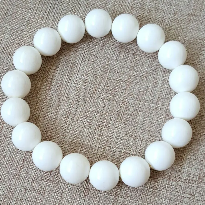 Natural AAA White Tridacna Bracelet 6-16mm Beads Jewelry Accessories Color Stone Bracelets for Women Men | Украшения и аксессуары