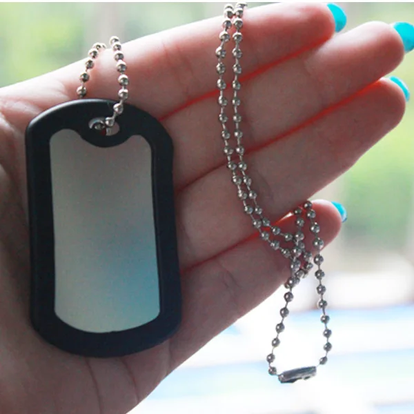 Top selling military dog tags+silencers+chains men's necklace pendant,dog id tags free shipping
Top selling military dog tags+silencers+chains men's necklace pendant,dog id tags free shipping