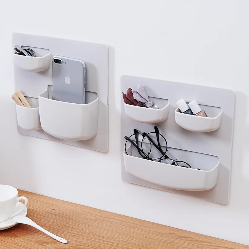Home Creative Strong Paste Toothpaste Toothbrush Storage Rack Kitchen Bathroom Plastic Watch Glasses Phone Debris Storage Holder
Home Creative Strong Paste Toothpaste Toothbrush Storage Rack Kitchen Bathroom Plastic Watch Glasses Phone Debris Storage Holder