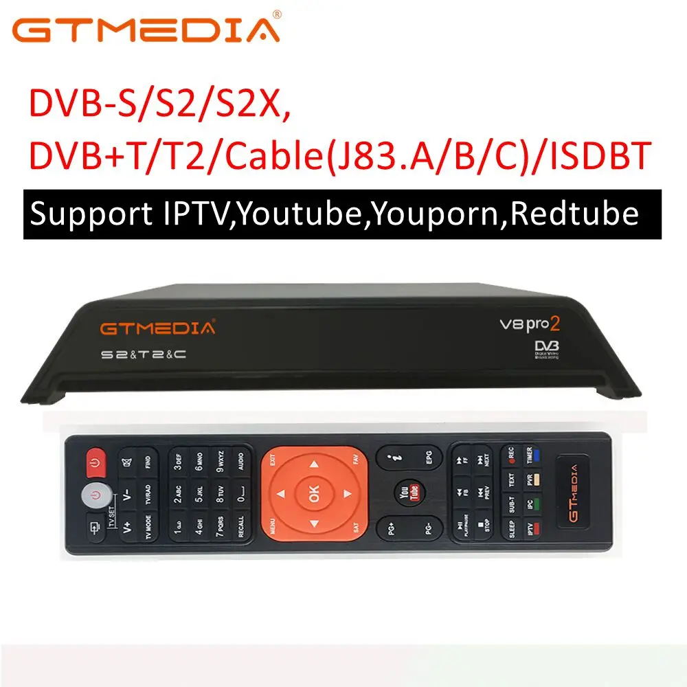 V8 Pro 2 DVB-T2 Digital Terrestrial Receiver Set-top Box & Multimedia Player H.265/H.264/MPEG-2/4 Compatible with DVB-T for TV
V8 Pro 2 DVB-T2 Digital Terrestrial Receiver Set-top Box & Multimedia Player H.265/H.264/MPEG-2/4 Compatible with DVB-T for TV