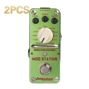 2PCS AROMA AMS-3 Mod Station Guitar Pedal Modulation Ensemble Electric Guitar Effect Pedal Mini Single Effect with True Bypass
2PCS AROMA AMS-3 Mod Station Guitar Pedal Modulation Ensemble Electric Guitar Effect Pedal Mini Single Effect with True Bypass