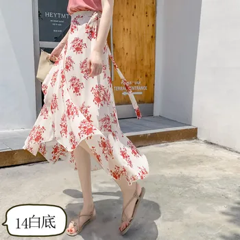 Irregular Woman Chiffon Skirt Floral Printed Open Stitch Woman Beach Skirts Sash Waisted Summer Long Skirts Woman Travel
Irregular Woman Chiffon Skirt Floral Printed Open Stitch Woman Beach Skirts Sash Waisted Summer Long Skirts Woman Travel